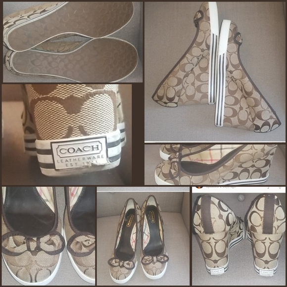 Coach Sweetie Wedges - Picture 3 of 9